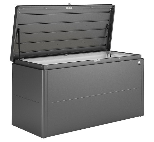 Biohort Loungebox 200 Aufbewahrungsbox 200x84x88,5cm Dunkelgrau-Metallic