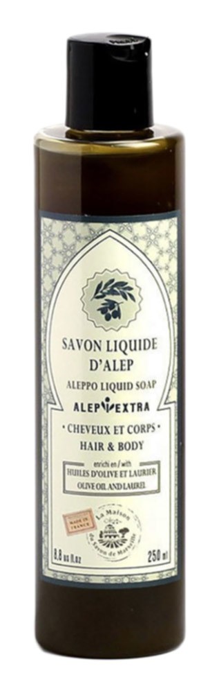 Aleppo Flüssigseife Olivenöl mit Lorbeeröl - Duschgel Shampoo 250 ml Aleppo Flüssigseife Olivenöl mit Lorbeeröl - Duschgel Shampoo 250 ml