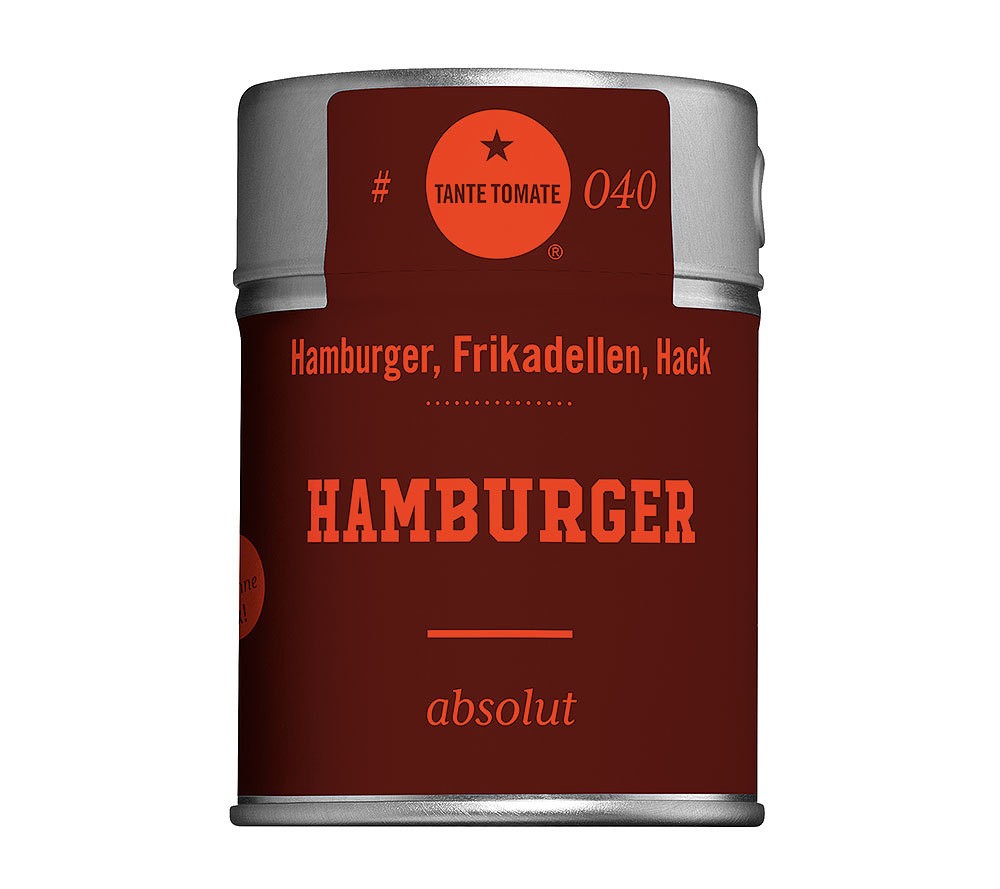 Tante Tomate – Hamburger – Hamburger Frikadellen Hack – Gewürzmischung 60g