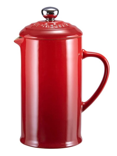 Le Creuset Kaffeebereiter Steinzeug Kirschrot