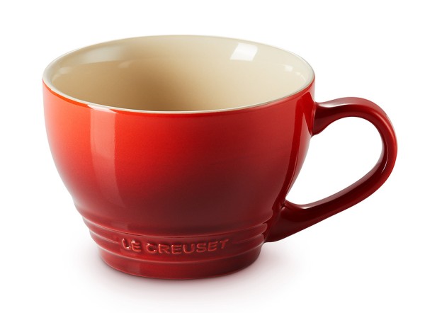 Le Creuset Cappuccino Tasse Steinzeug Kirschrot 400ml