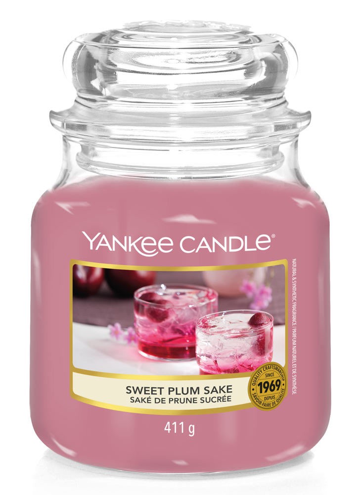 Yankee Candle Duftkerze Sweet Plum Sake 411 g