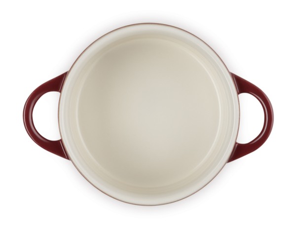 Le Creuset Mini Cocotte Steinzeug Garnet (Rhone) Bordeaux-Rot 10X5cm
