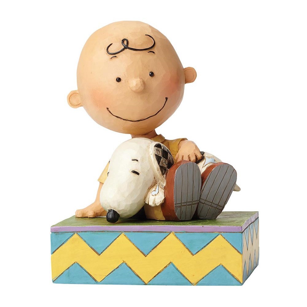 PEANUTS Figur Charlie & Snoopy - Happiness Is Snuggling 12cm