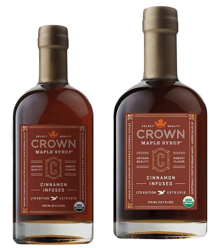 Crown Maple Syrup Cinnamon Infused BIO Ahornsirup mit Zimtstange
