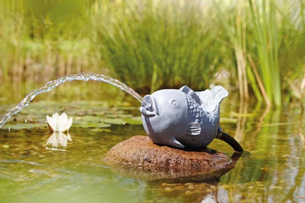 Oase Wasserspeier Fisch Tierfigur