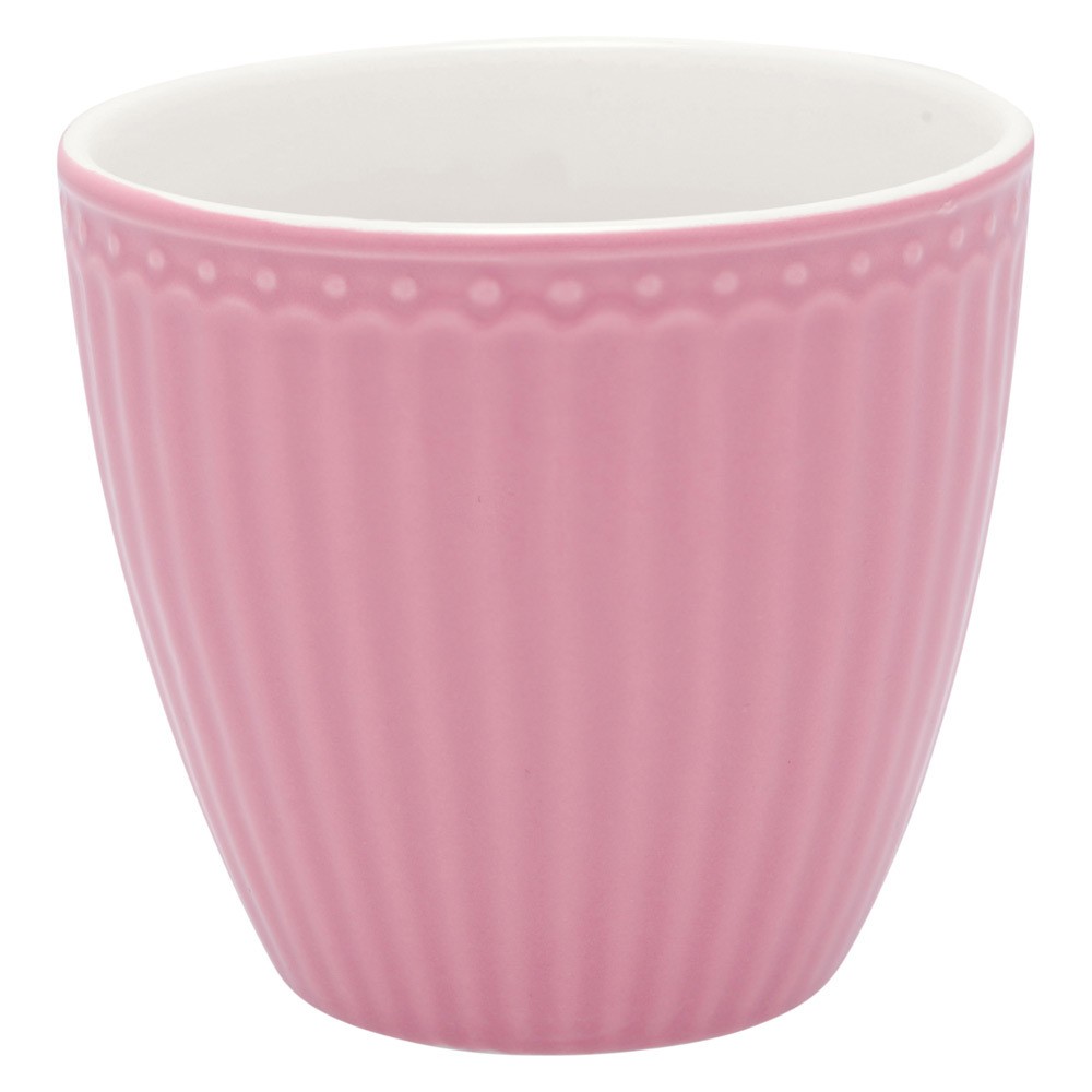 Greengate Latte Cup Alice Dusty Rose Tasse Steingut Rosa