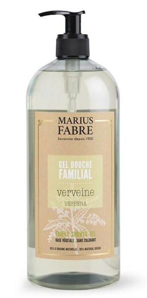 Marius Fabre Duschgel Eisenkraut (Verveine) Bio-Olivenöl 1L