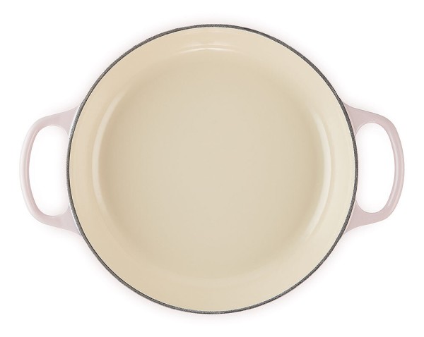 Le Creuset Gourmet-Profitopf Gusseisen Shell Pink 26cm
