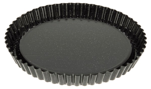 Riess Obsttortenboden Emaille Schwarz 30cm