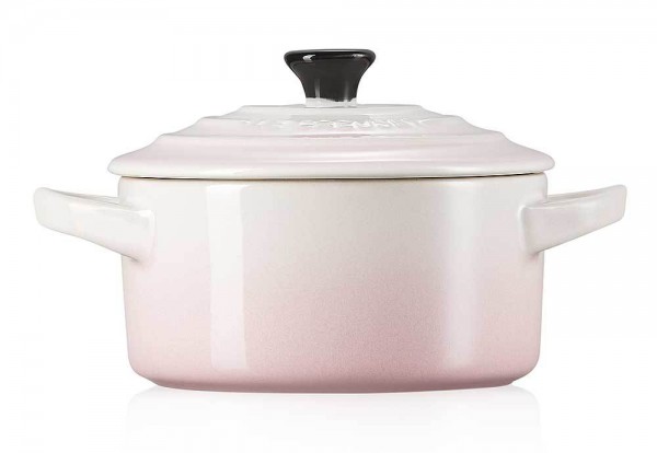 Le Creuset Mini Cocotte Steinzeug Shell Pink 10X5cm