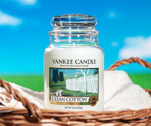 Yankee Candle Duftkerze Clean Cotton 623 g