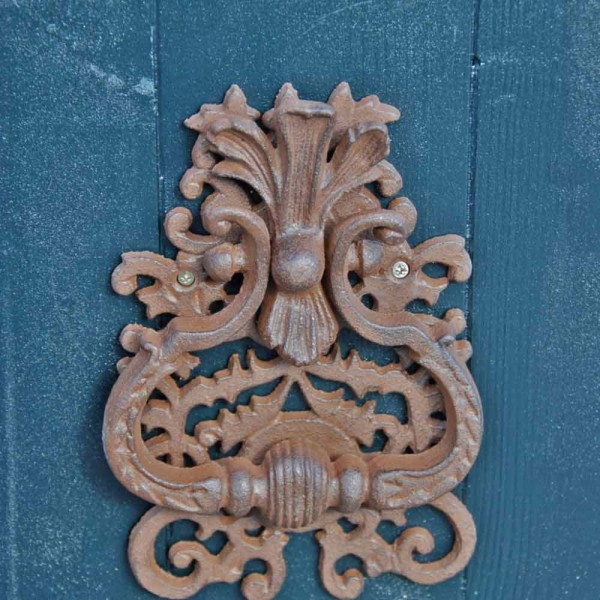 Türklopfer Nostalgie Gusseisen Antik-Stil Braun