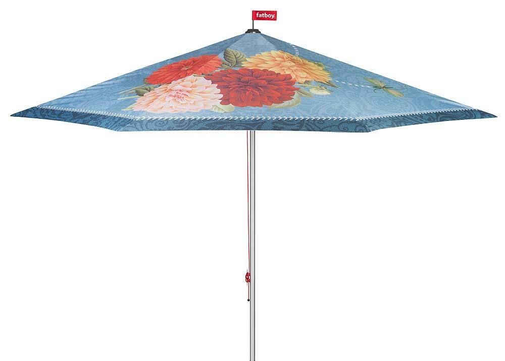 Fatboy Parasolasido Sonnenschirm Blau Vogel Print Ø 350 cm