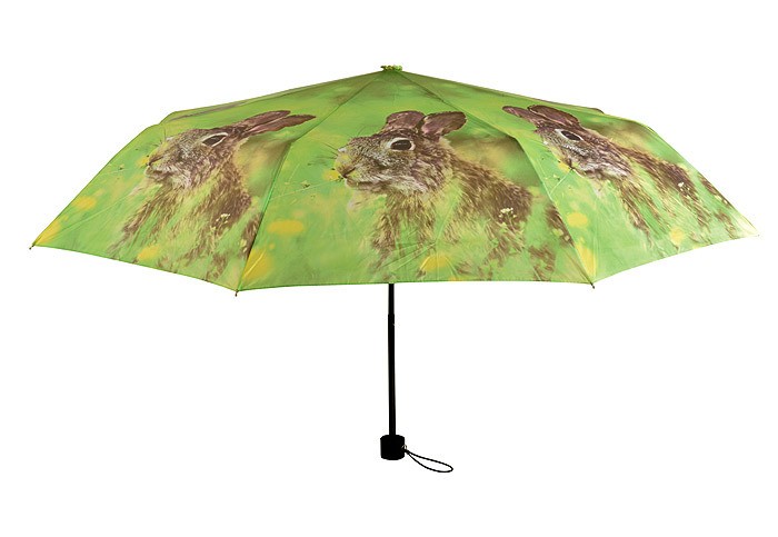Regenschirm Hasen Taschenschirm faltbar Schirm
