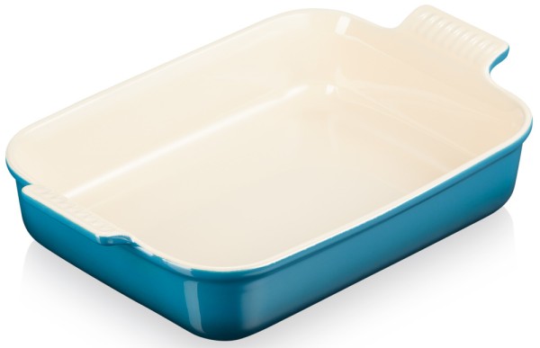 Le Creuset Auflaufform Tradition Steinzeug Deep Teal 19cm