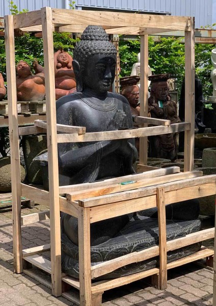 Buddha Figur XXL 150 cm Groß Sitzend Gruß Frostfest Garten Statue