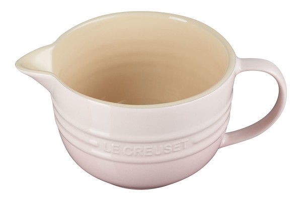 Le Creuset Rührschüssel mit Henkel Steinzeug Shell Pink