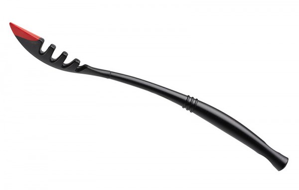 Le Creuset Pastalöffel mit Silikon-Einsatz Schwarz/Rot