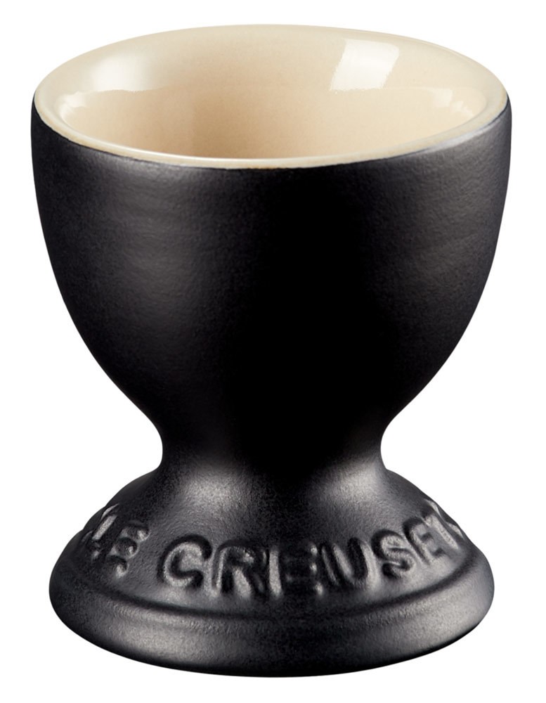 Le Creuset Eierbecher Klassik Steinzeug Schwarz matt