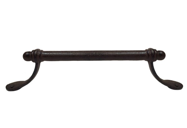 Türgriff Rustikal Möbelgriff Schubladengriff Gusseisen Antik-Stil Braun 35,5cm
