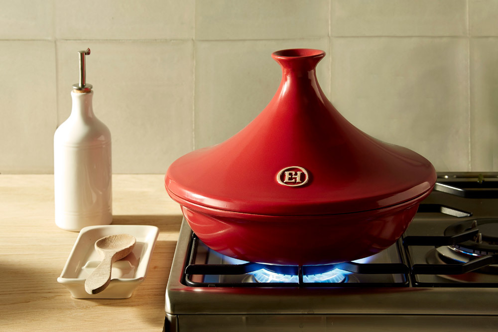 Emile Henry Tajine Flame®Keramik Tagine Rot 32cm kaufen Gartentotal.de