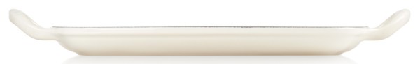 Le Creuset Rechteckige Grillplatte Signature Gusseisen Meringue 30cm