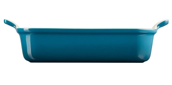 Le Creuset Auflaufform Tradition Steinzeug Deep Teal 26cm