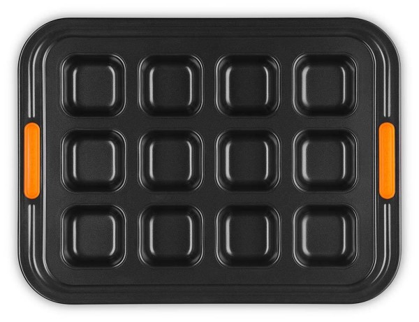 Le Creuset Brownieform 12er Backform mit Antihaftbeschichtung