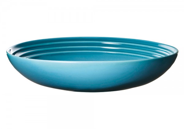 Le Creuset Suppenteller Steinzeug Karibik 22cm
