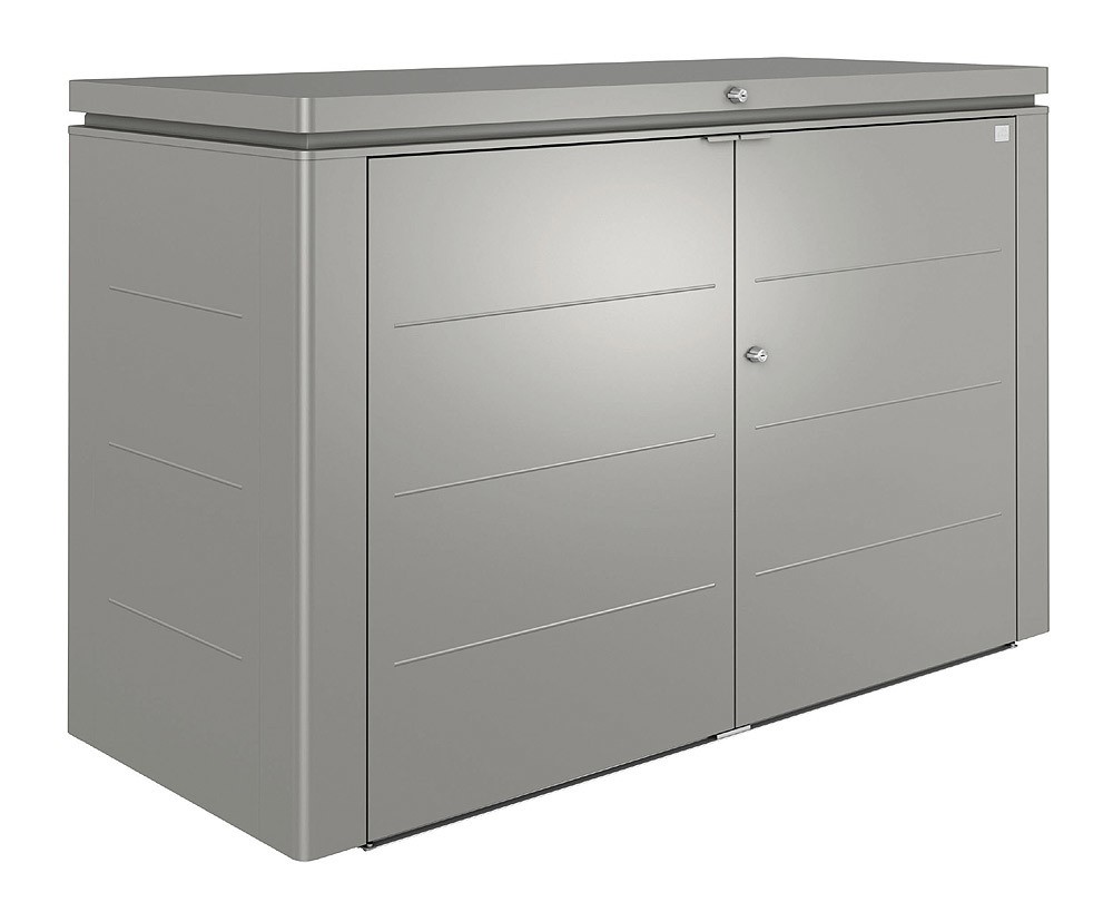 Biohort Highboard 200 Aufbewahrungsbox 200x84x127cm Quarzgrau-Metallic