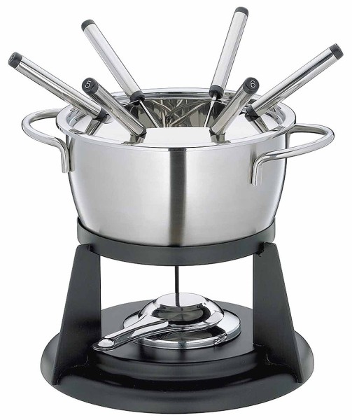 Küchenprofi Fondue Set ST. MORITZ Edelstahl