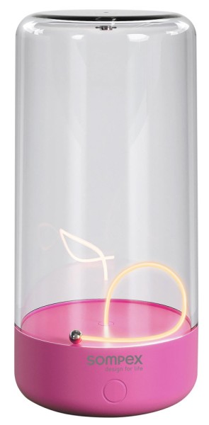 Sompex PULSE Akku Tischleuchte LED Dimmbar 3 Funktionen Neon Pink
