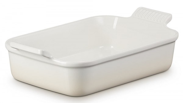 Le Creuset Auflaufform Tradition Steinzeug Meringue 26cm