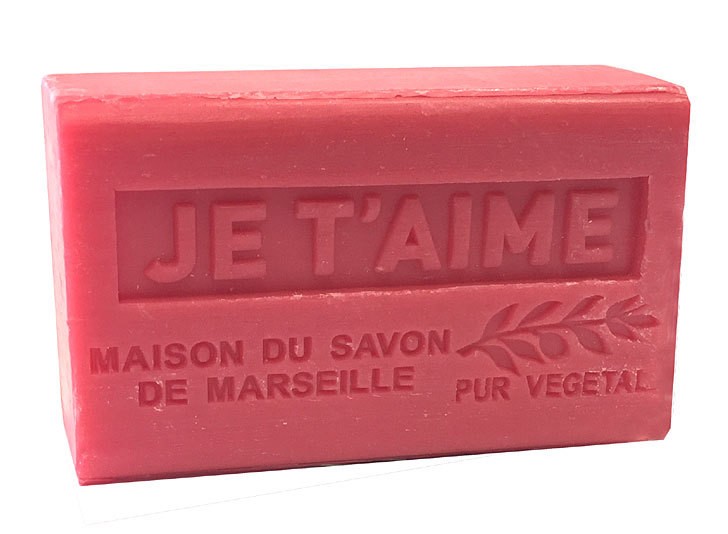 Provence Seife JE T'AIME (Ich liebe Dich) - Bio-Sheabutter 125g