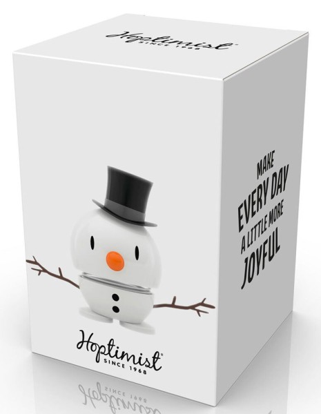 Hoptimist Santa Snowman Schneemann S Weiß White