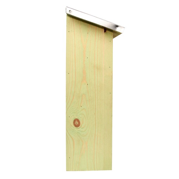 Fledermauskasten Fledermaushaus Holz Blechdach Nistkasten für Fledermäuse 45,5cm