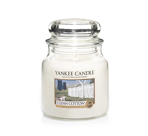 Yankee Candle Duftkerze Clean Cotton 411 g