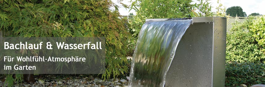 Wasserfall Modul 62 cm für Bachlauf Koi-Teich & Gartenteich Wasserauslauf 
