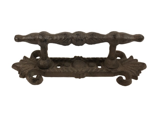 Möbelgriff Griff Schubladengriff Antik-Stil Gusseisen Braun 16,5cm