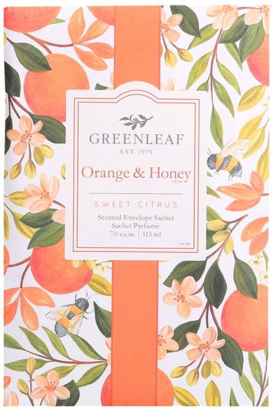 Greenleaf Duft Sachet - Orange & Honey (Orange & Honig) - Duftsäckchen Large