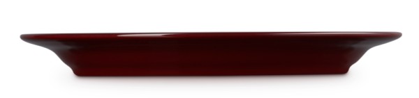 Le Creuset Frühstücksteller Steinzeug Garnet (Rhone) Bordeaux-Rot 22cm