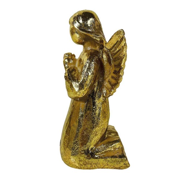 Engel Figur Schutzengel gold Statue kniend betende Hände Antik-Stil 13cm