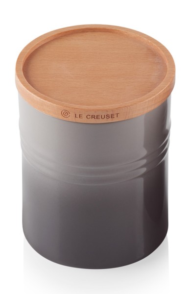 Le Creuset Vorratsdose mit Holzdeckel Azure Blau 540ml