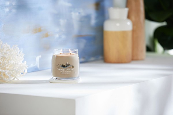 Yankee Candle Duftkerze Signature Amber & Sandalwood 368 g