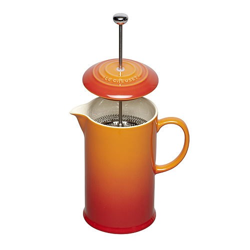 Le Creuset Kaffeebereiter Steinzeug Ofenrot