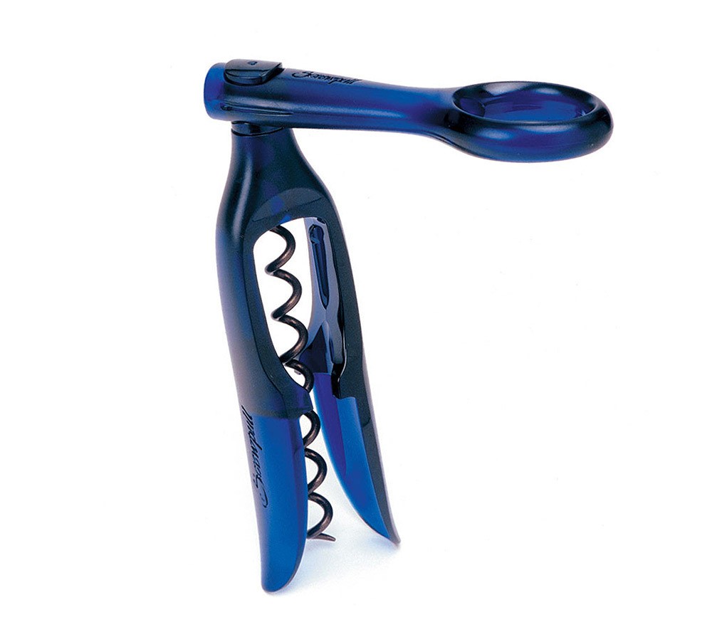 Le Creuset GS111 Original Korkenzieher Transparent Blau mit