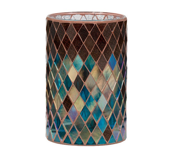 Yankee Candle Windlicht Kerzenhalter Autumn Mosaic für Duftkerze 411 & 623g