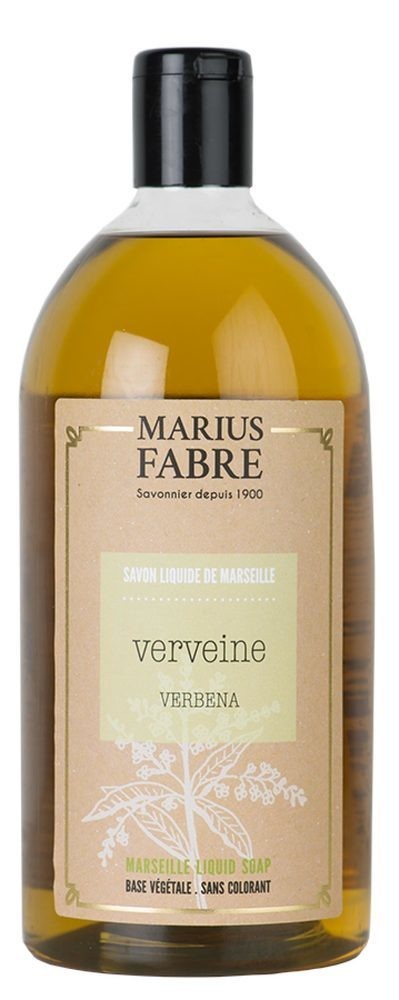 Marius Fabre Flüssigseife Eisenkraut (Verveine) mit Bio-Olivenöl – 1L
