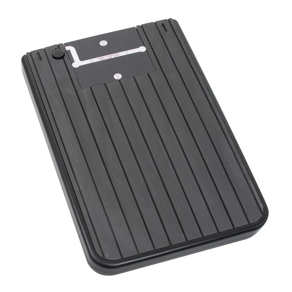 Ubbink Solaris 2 in 1 Bodenplatte Anthrazit für Solar Gartendusche SOLARIS